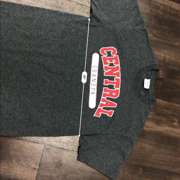 Central Washington Grandpa Large Grey Tee Shirt - Picture 3 of 5